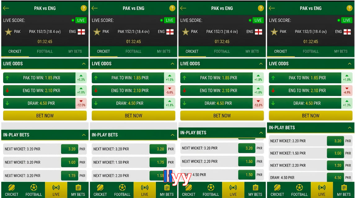 Game list for Llyy bet section